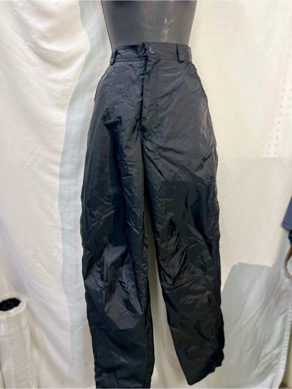 Olympia Moto Sports Black Insulated Motorcycle Riding Pants Overpants Size 10